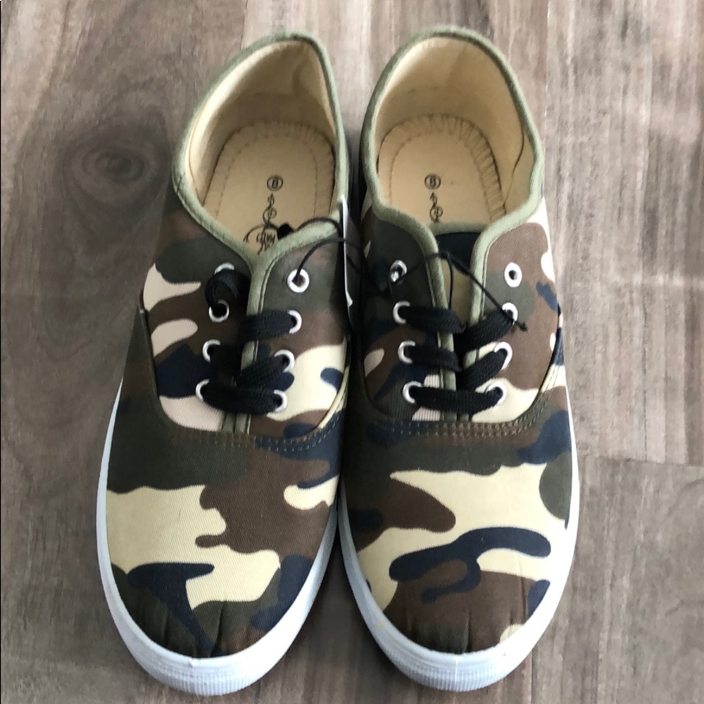 Camo sneakers